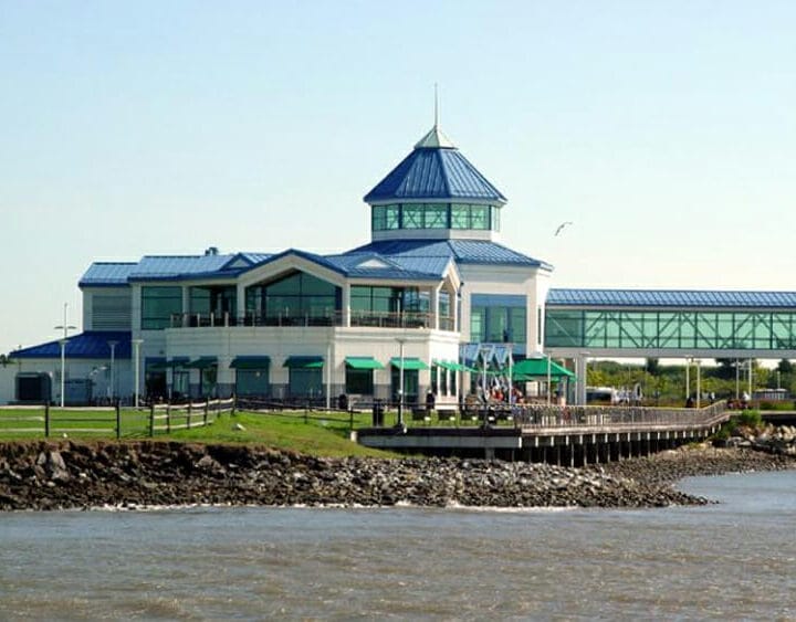 Ferry from water